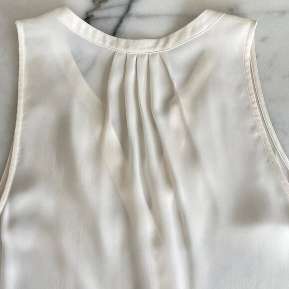 Joie Silk Tank with Blush Detail - Picture 13 of 16